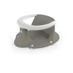 Scaun de baie pentru bebelusi, gri mat, cu 4 ventuze si design ergonomic