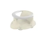 Scaun de baie pentru bebeluși bej, ergonomic, cu 4 ventuze, 6 luni+