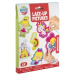 Set creativ de cusut cu sireturi pentru copii, Zane si personaje fantasy