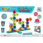 Set de construcție STEM cu rotițe Deluxe, 100 piese, 4 ani+