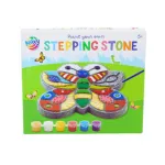 Set creativ de pictura pe piatra Fluturas pentru copii 5+