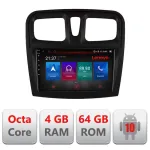 Navigatie Android Dacia Sandero 2012-2020, 4GB RAM, 64GB, 4G LTE, GPS