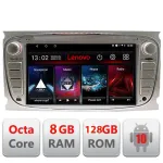 Navigație Android Ford Focus/Mondeo/Galaxy/S-Max 2008-2011, 8GB RAM