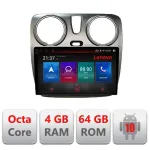 Navigatie dedicata Dacia Dokker Android 4GB RAM 64GB, CarPlay, DSP, resigilata