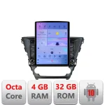 Navigație Android Toyota Avensis 2015-2019 cu GPS, LTE și ecran vertical