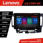 Navigație Android Mitsubishi Lancer 13 inch 2K, 8GB RAM, 128GB, 4G