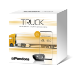 Alarmă auto GPS Pandora Truck 24V cu 4G și Bluetooth pentru camioane