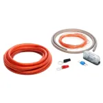 Set cabluri alimentare auto Audio System OFC 20mm² 5m + 1m cu siguranță
