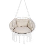 Perna pentru leagan tip cuib 56x63x36 cm, umplutura moale, ecru Household NewTrend