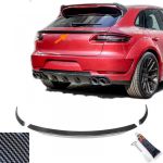 Lipsă de performanță din carbon real pentru aripa spate, potrivită pentru Porsche Macan 2014-2018 Performance AutoTuning