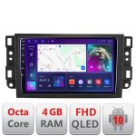 Navigatie Android Chevrolet Captiva 2008-2012 QLED 4GB+64GB CarPlay