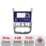 Navigație Android Dacia Duster 2010-2012, QLED, Octa Core, 4GB+64GB