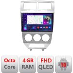 Navigație Android Dodge Caliber 2006-2010, QLED, Octa Core, 4GB+64GB