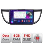 Navigatie Android Honda CR-V 2012-2016, QLED, Octa Core, 4GB RAM, 64GB