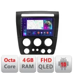 Navigatie Android Hummer H3 2005-2011 QLED 4GB RAM 64GB CarPlay