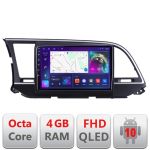 Navigatie Hyundai Elantra 2015-2018 B-581 Android Ecran QLED octa core 4+64 carplay android auto KIT-581+EDT-E309V3