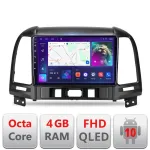 Navigatie Android Hyundai Santa Fe 2006-2011 QLED 4GB+64GB CarPlay