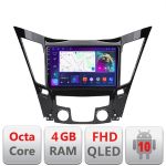 Navigatie Hyundai Sonata 2011-2015 B-259 Android Ecran QLED octa core 4+64 carplay android auto KIT-259+EDT-E309V3