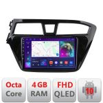 Navigatie Hyundai i20 2015-2018 B-517 Android Ecran QLED octa core 4+64 carplay android auto KIT-517+EDT-E309V3