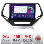 Navigație Android Jeep Cherokee 2014-2019, QLED, Octa-Core, 4GB+64GB
