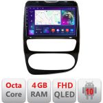 Navigație Renault Clio 4 Android QLED 4GB+64GB cu CarPlay și Android Auto