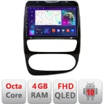 Navigație Renault Clio 4 Android QLED 4GB+64GB cu CarPlay și Android Auto