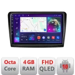 Navigație Android Skoda Superb 2 cu ecran QLED, 4GB RAM și 64GB