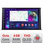 Navigație Android Toyota Auris 2017+ cu ecran QLED, 4GB RAM, 64GB, CarPlay