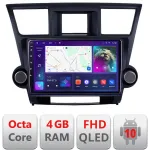 Navigatie Toyota Highlander 2007-2013 Android QLED 4GB RAM 64GB
