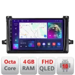 Navigație Android Toyota Prius 2015+ cu ecran QLED, 4GB RAM, 64GB
