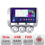 Navigație Android Honda Fit Jazz 2004-2008, GPS, CarPlay, 4GB RAM, 64GB