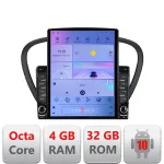 Navigație Android Peugeot 607 cu ecran 9.7 inch, GPS, LTE și Octa Core