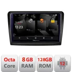 Navigație Skoda Superb 2 Android 2K QLED 8GB RAM 128GB 4G DTS DSP