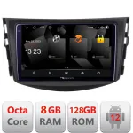 Navigatie Toyota RAV4 2006-2012 Android 12 2K QLED 8GB+128GB 4G