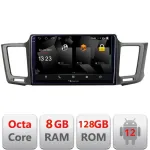 Navigație Toyota RAV4 Android 2K QLED 8GB RAM 128GB 4G DSP
