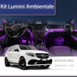 Kit lumini ambientale RGB Mercedes GLE GLS W166 2012-2019, control OEM/telefon