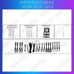 Lumini ambientale Mercedes GLE GLS W166 2012-2019, control OEM sau telefon
