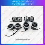 Lumini ambientale ventilatoare fata pentru Mercedes Clasa S W222 cu control OEM