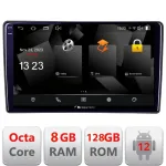 Navigație Citroen C3 2018+ Android 12 QLED 2K 8GB RAM 128GB 4G