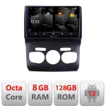 Navigație Citroen C4 2011-2016 Android 12 QLED 2K 8GB RAM 128GB 4G