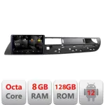 Navigatie Citroen C5 2008-2017 Android 12 QLED 2K 8GB RAM 128GB