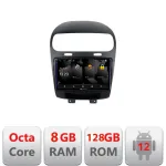 Navigatie Android 2K QLED 8+128GB pentru Fiat Freemont/Dodge Journey 2012-2019