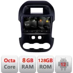 Navigatie Ford Ranger 2011-2015 Android 2K QLED 8GB RAM 128GB