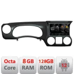 Navigație Android Jeep Wrangler 2014-2016, 8GB RAM, 128GB, CarPlay