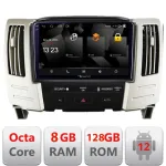 Navigație Android Lexus RX300 2003-2008, 2K QLED, 8GB RAM, 128GB, 4G