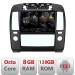 Navigație Nissan Navara Pathfinder 2005-2010 Android 8+128GB 2K QLED