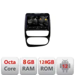 Navigație Renault Clio 4 Android QLED 2K Octa Core 8GB RAM 128GB
