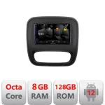 Navigație Renault Trafic 2014-2017 Android 8+128GB QLED 2K DSP 4G