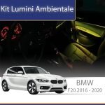 Kit lumini ambientale BMW Seria 1 F20 2016-2020, control telefon și sistem original