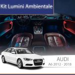 Kit lumini ambientale Audi A6 C7 RS6 2012-2018, control telefon sau sistem original